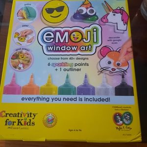 Emoji window art